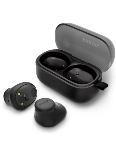 Auriculares Bluetooth Philips TAT2149 con estuche de carga/ Autonomía 6h/ Negros