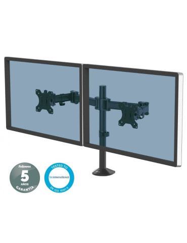 Soporte de Mesa para 2 Monitores Fellowes 8502601/ hasta 8kg