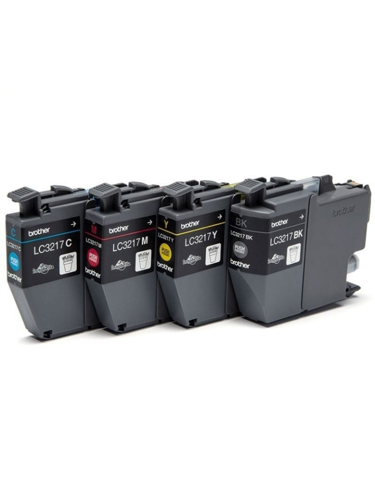 Cartucho de Tinta Original Brother LC3217VAL/ Multipack/ Negro/ Cian/ Magenta/ Amarillo