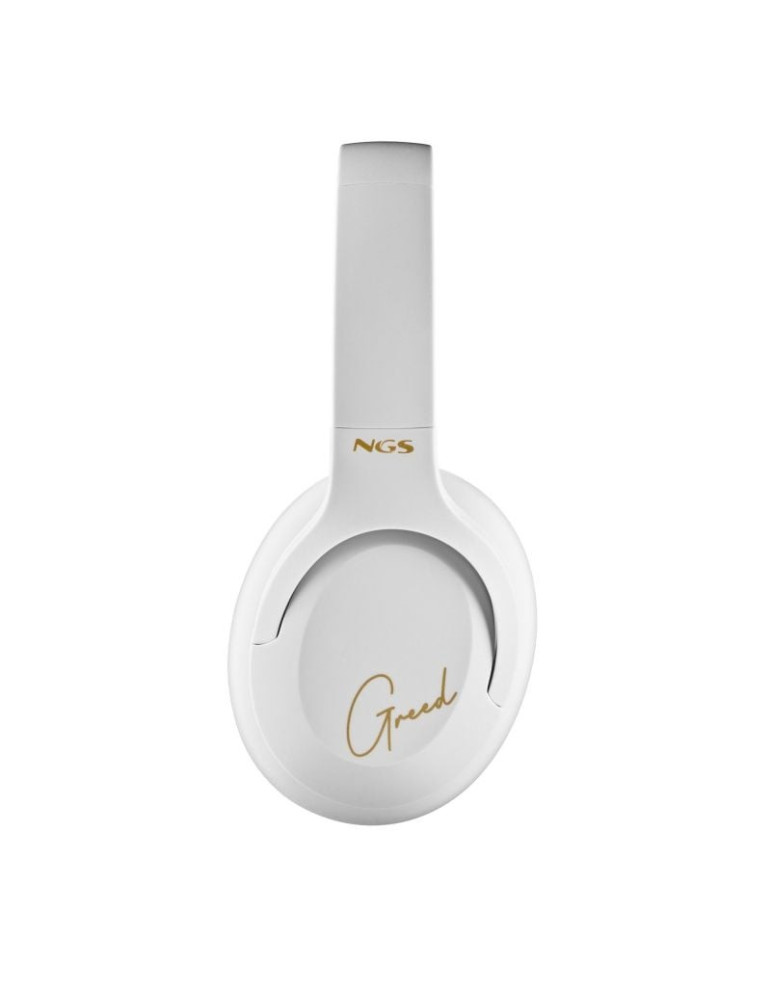 Auriculares Inalámbricos NGS Artica Greed/ con Micrófono/ Bluetooth/ Blancos