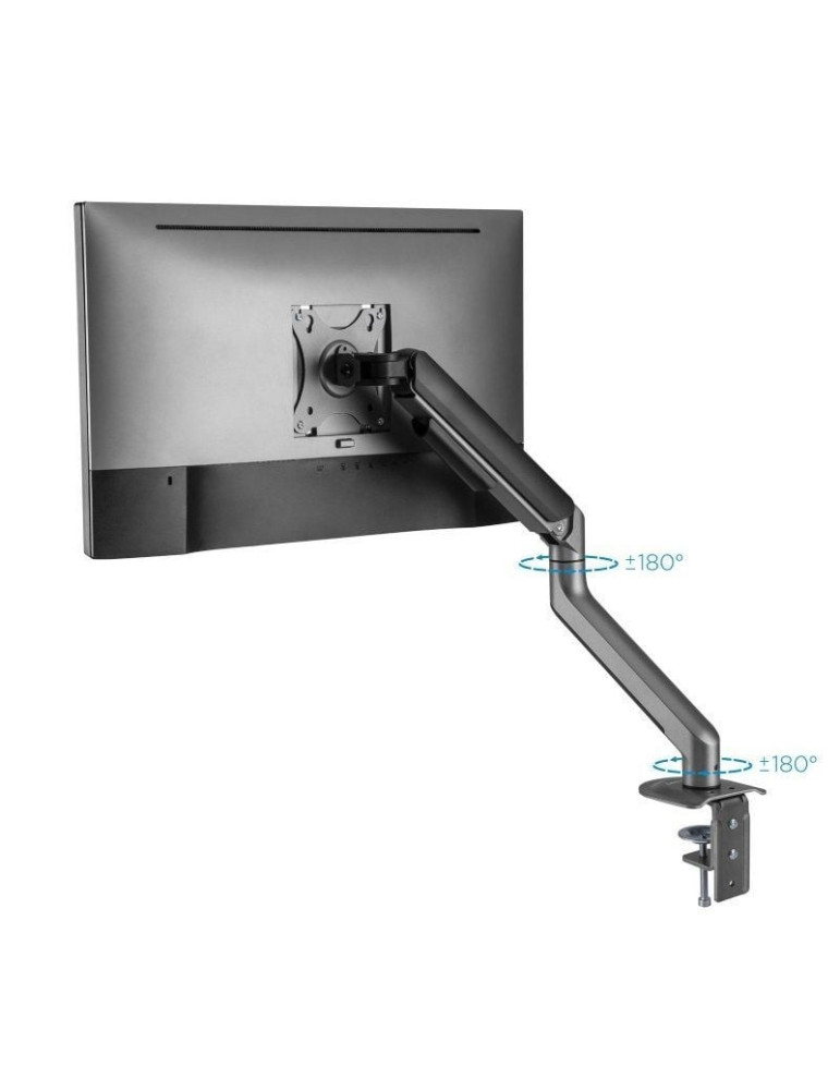 Soporte de Mesa para Monitor TooQ DB4032TNR-G/  Giratorio/ Inclinable/ hasta 9kg