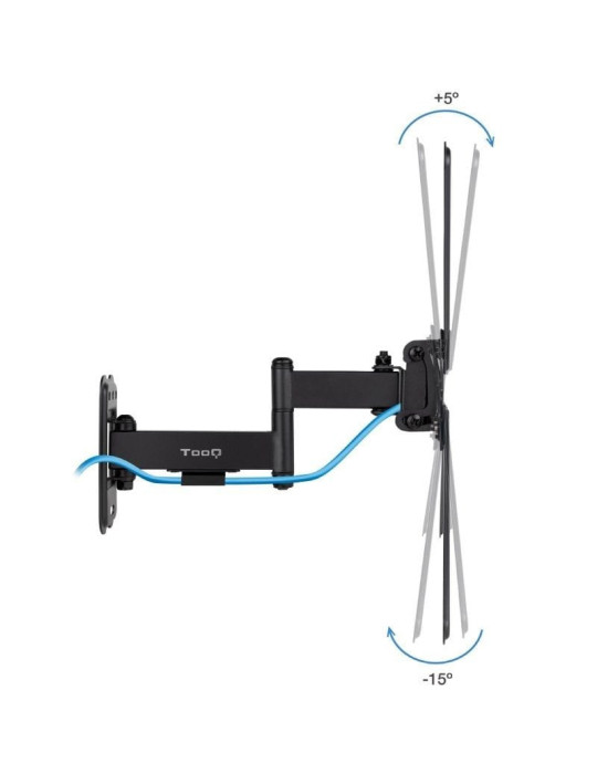 Soporte de Pared Extensible/ Giratorio/ Inclinable TooQ LP1356TN-B para TV de 13-55"/ hasta 25kg