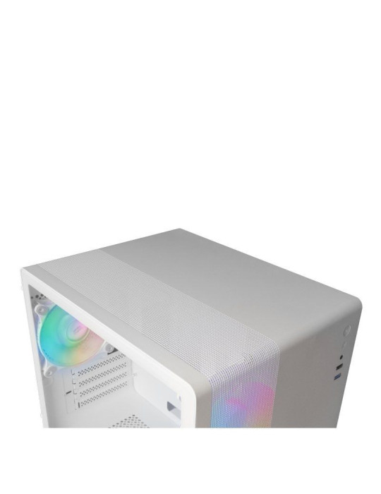 Caja Gaming Minitorre Mars Gaming MC-400/ Blanca