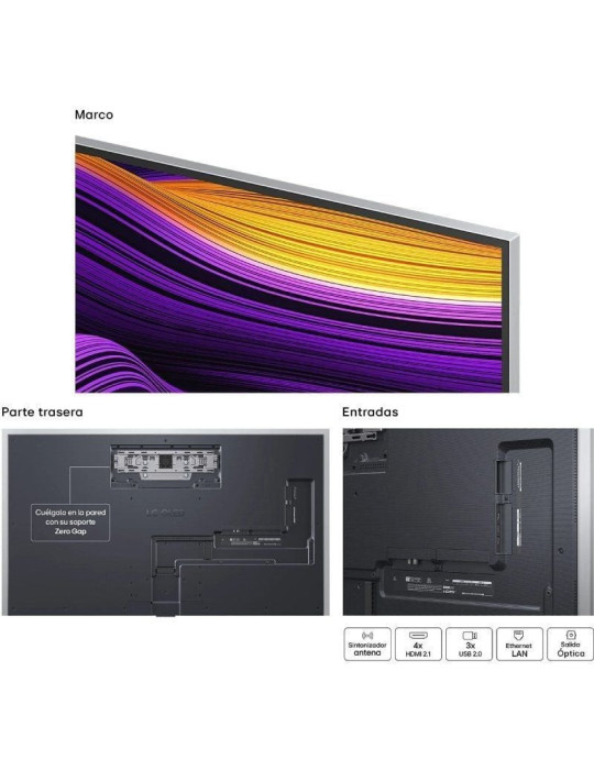 Televisor LG OLED Evo OLED65G54LW 65"/ Ultra HD 4K/ Smart TV/ WiFi