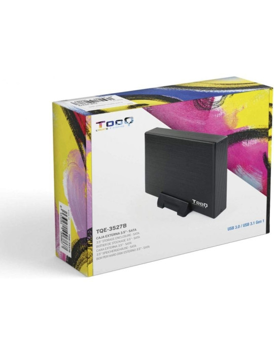 Caja Externa para Disco Duro de 3.5" TooQ TQE-3527B/ USB 3.1