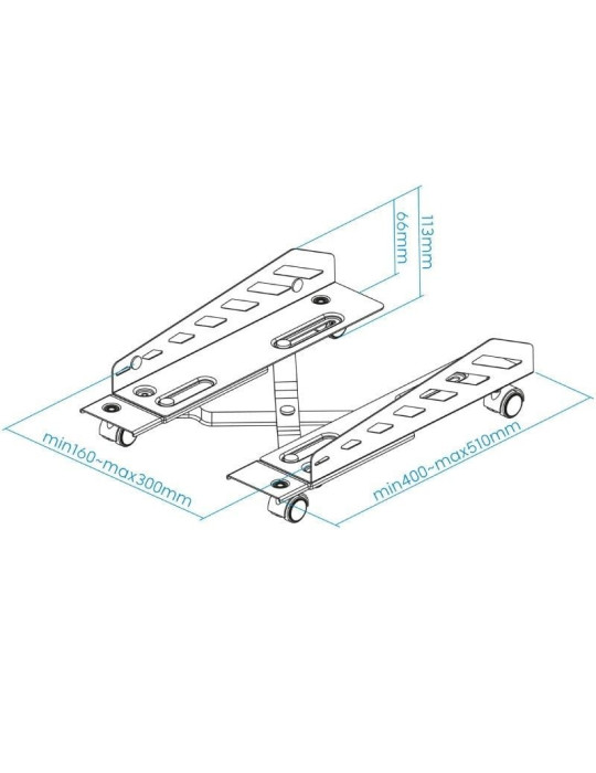 Soporte para PC TooQ UMCS0024-B/ hasta 25kg