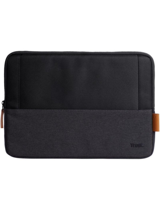 Funda Trust Lisboa para Portátiles hasta 13.3"/ Negra