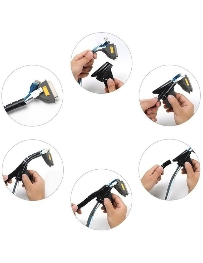 Organizador de Cables Aisens A151-0604/ 2m