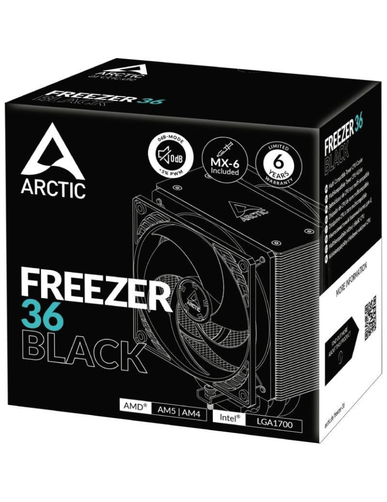 Ventilador con Disipador Arctic Freezer 36/ 12cm