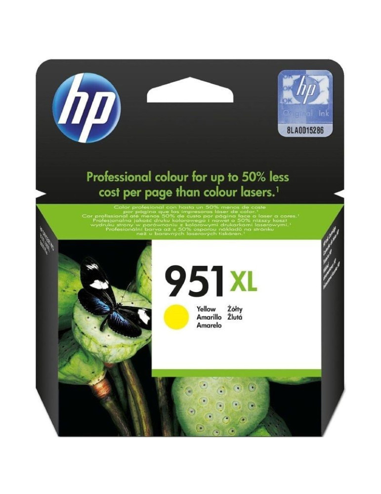 Cartucho de Tinta Original HP n 951 XL Alta Capacidad/ Amarillo