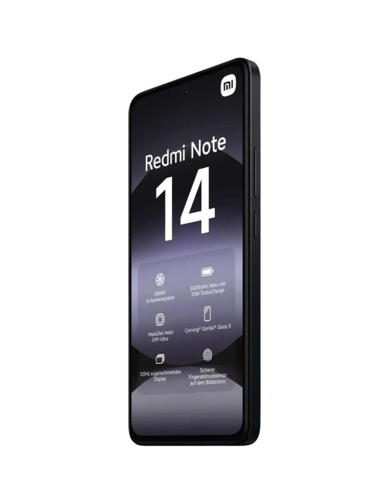 Smartphone Xiaomi Redmi Note 14 8GB/ 256GB/ 6.67"/ Negro