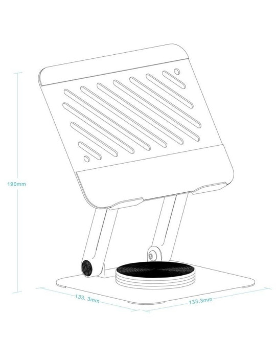 Soporte para Tablet TooQ PH-NARVI-G/ Gris