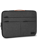 Funda Subblim Air Padding 360 Sleeve para Portátiles hasta 15.6"/ Gris Oscuro