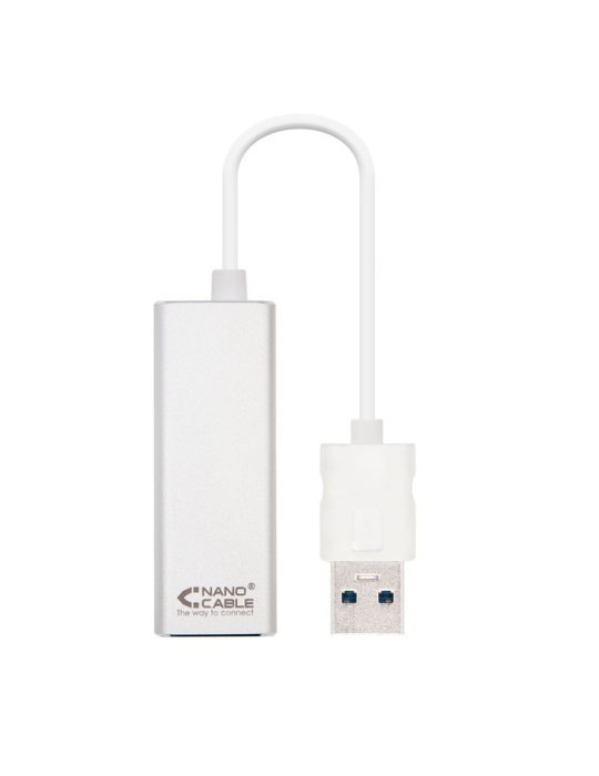 Adaptador USB 3.0 - RJ45 Nanocable 10.03.0401/ 1000Mbps