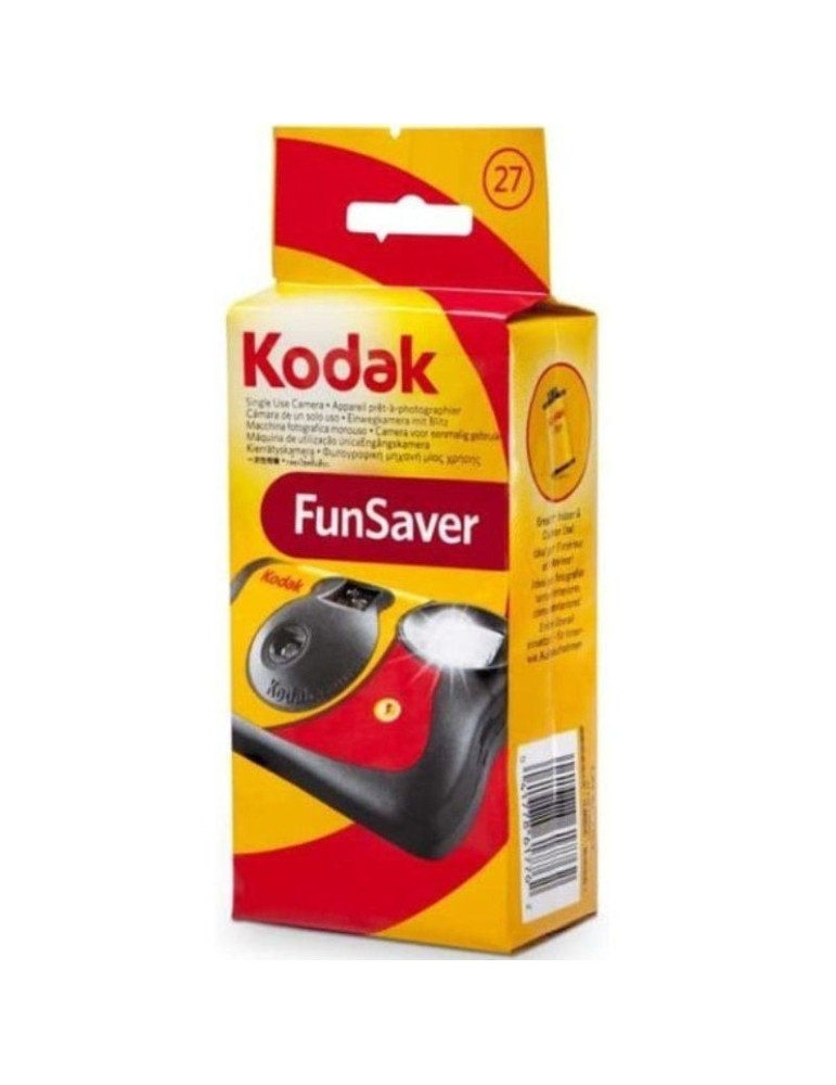 Cámara Desechable Kodak FunSaver 27/ 27 Exposiciones/ Amarilla y Roja