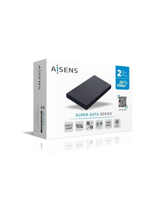 Caja Externa para Disco Duro de 2.5" Aisens ASE-2530B/ USB 3.1