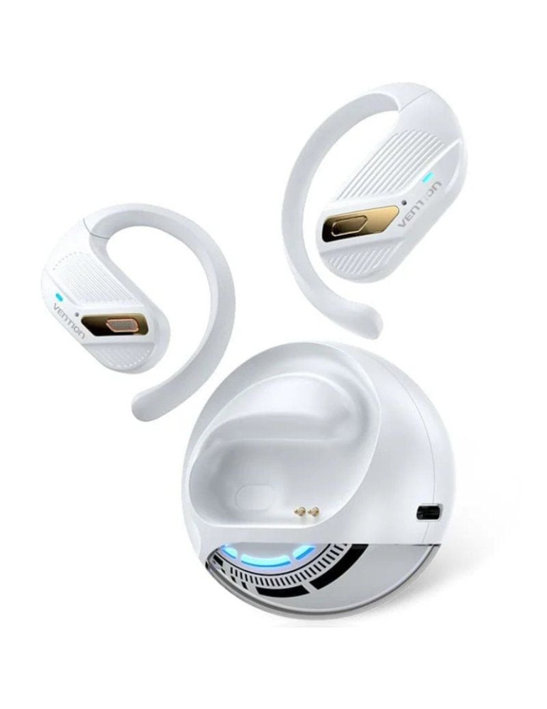 Auriculares Deportivos Bluetooth Vention Open Ear OpenBeat O12 NBUW0 con estuche de carga/ Blancos
