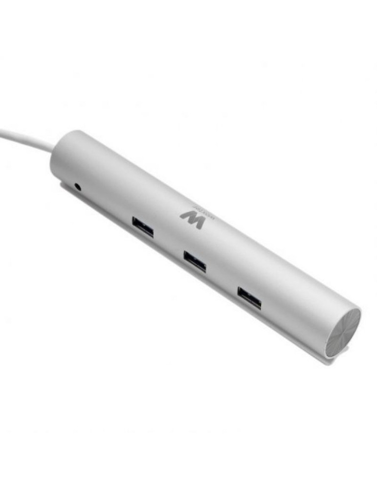 Hub USB 3.0 con Alimentación Externa Woxter HUB 73 PE26-142/ 7xUSB/ Gris