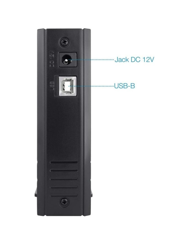 Caja Externa para Disco Duro de 3.5" TooQ TQE-3520B/ USB 2.0