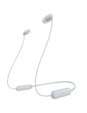 Auriculares Inalámbricos Intrauditivos Sony WI-C100/ con Micrófono/ Bluetooth/ Blancos
