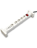 Regleta con interruptor Salicru SAFE 5S+/ 4 Tomas de corriente/ 1 Master/ 2 USB Tipo-C/ 1 USB/ Cable 1.4m/ Blanca