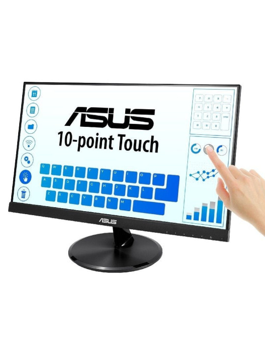 Monitor Profesional Táctil Asus VT229H 21.5"/ Full HD/ Multimedia/ Negro