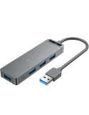 Hub USB 3.0 Vention CHLHD/ 4xUSB/ 1xMicroUSB PD/ Gris