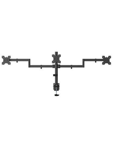 Soporte de Mesa para 3 Monitores Aisens DT27TSR-281/ Giratorio/ Inclinable/ hasta 10kg 2