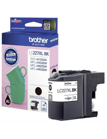Cartucho de Tinta Original Brother LC-227 XL Alta Capacidad/ Negro