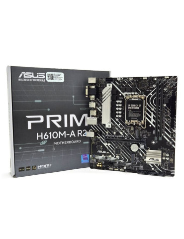 Placa Base Asus Prime H610M-A R2.0/ Socket 1700/ DDR5/ PCIe 4.0/ Micro ATX