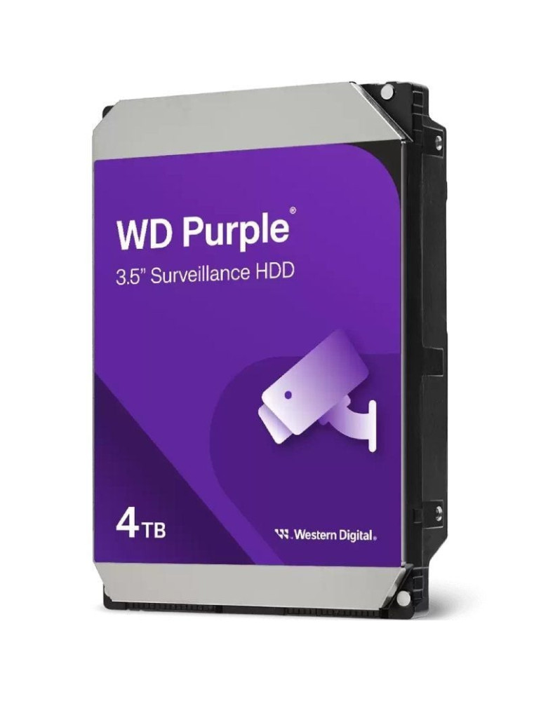 Disco Duro Western Digital WD Purple Surveillance 4TB/ 3.5"/ SATA III/ 128MB