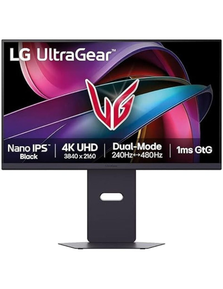 Monitor Gaming LG UltraGear 27G850A-B 27"/ 4K/ 1ms/ 240Hz/ IPS/ Regulable en altura/ Morado Grisáceo