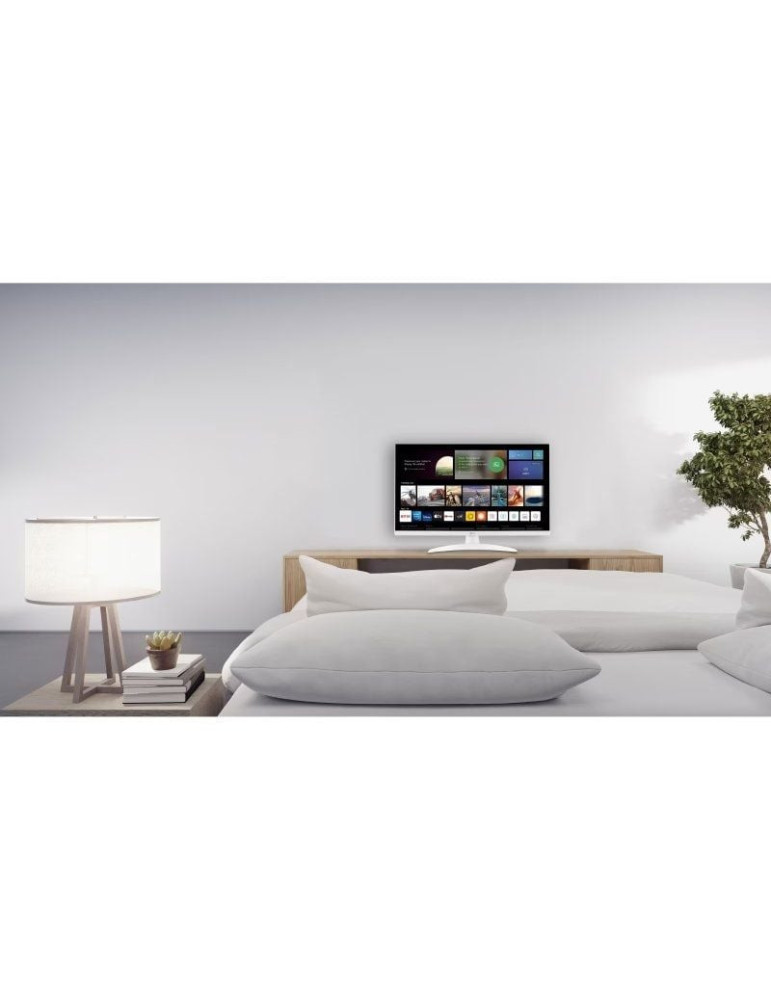 Monitor/Televisor LG 27TQ615S-WZ 27"/ Full HD/ Multimedia/ Smart TV/ Blanco