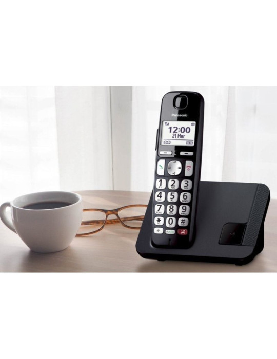 Teléfono Inalámbrico Panasonic KX-TGE250SPB/ Negro