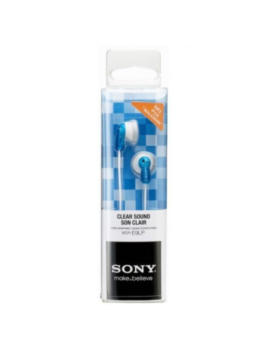 Auriculares Intrauditivos Sony MDR-E9LP/ Jack 3.5/ Azules
