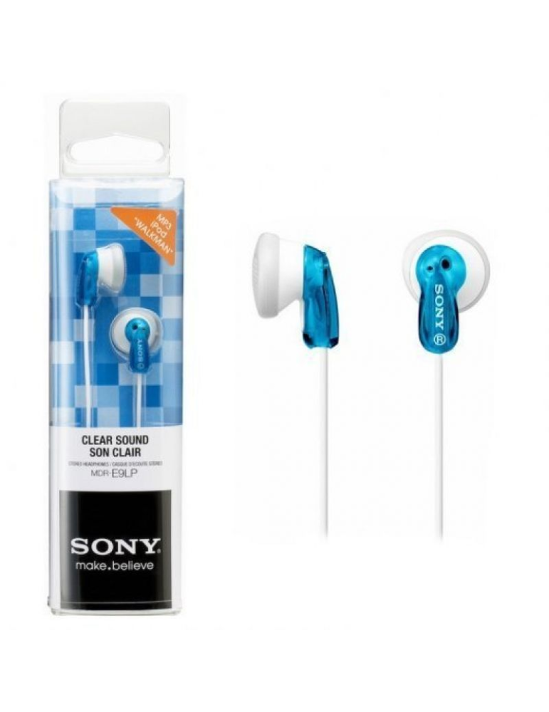 Auriculares Intrauditivos Sony MDR-E9LP/ Jack 3.5/ Azules