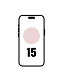 Smartphone Apple iPhone 15 256Gb/ 6.1"/ 5G/ Rosa