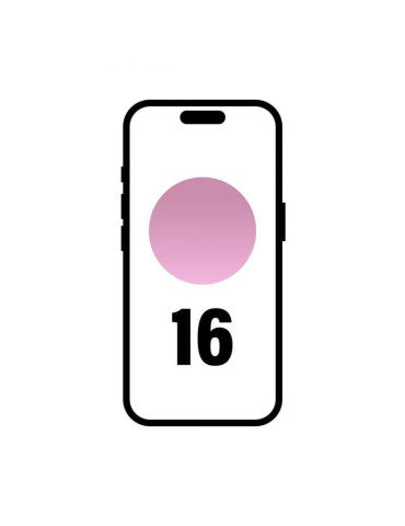 Smartphone Apple iPhone 16 128GB/ 6.1"/ 5G/ Rosa