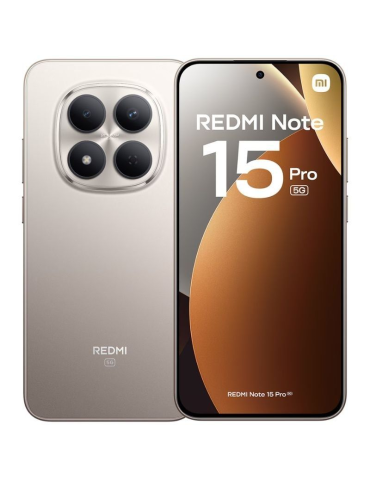 Smartphone Xiaomi Redmi Note 15 Pro 12GB/ 512GB/ 6.83"/ 5G/ Titanio