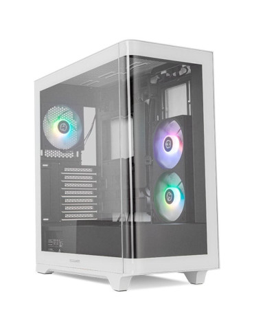 Caja Gaming Semitorre Nox Hummer ETHER/ Blanca y Negra