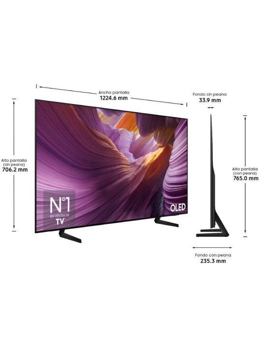 Televisor Samsung OLED S84F TQ55S84FAU 55"/ Ultra HD 4K/ Smart TV/ WiFi