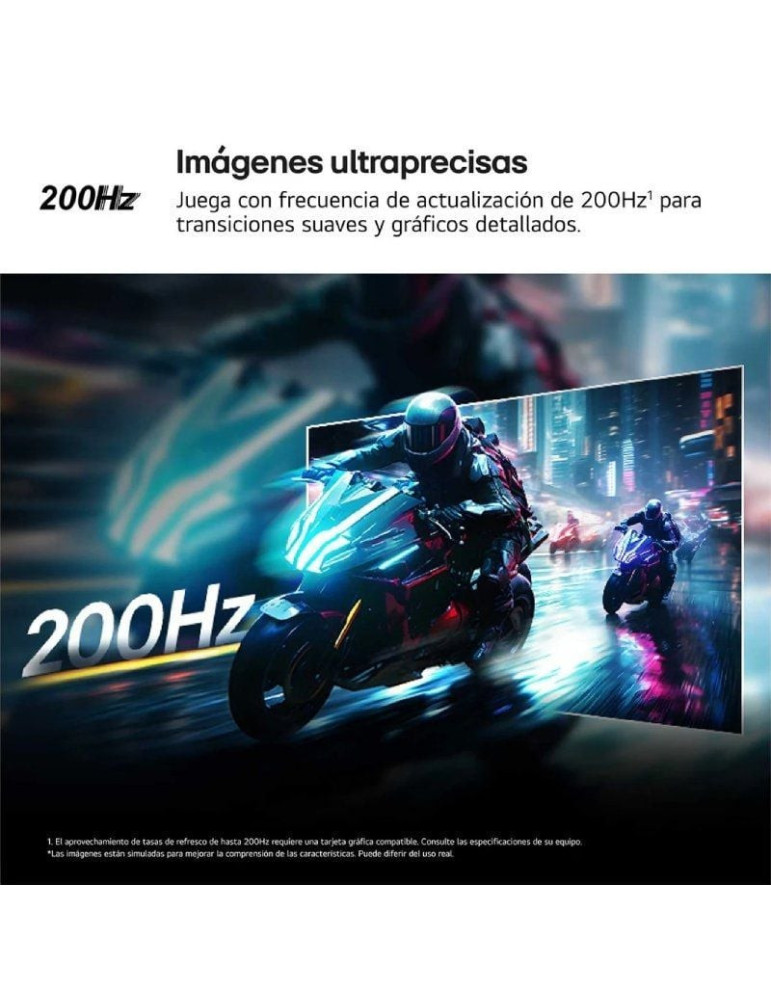 Monitor Gaming LG UltraGear 27G610A-B 27"/ QHD/ 1ms/ 200Hz/ IPS/ Regulable en altura/ Negro