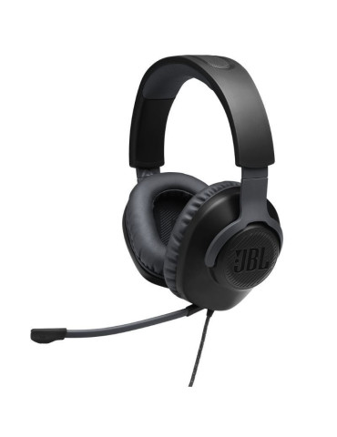 Auriculares Gaming con Micrófono JBL Quantum 100/ Jack 3.5/ Negros