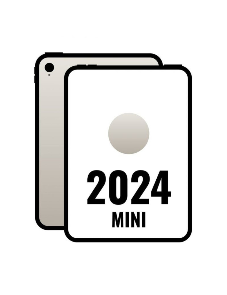 iPad Mini 8.3" 2024 7th WiFi/ A17 Pro/ 256GB/ Blanco Estrella- MXND3TY/A