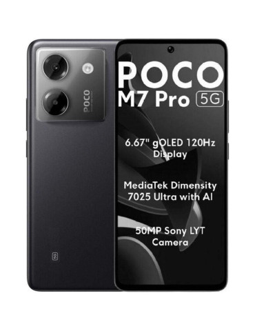 Smartphone Xiaomi POCO M7 Pro 8GB/ 256GB/ 6.67"/ 5G/ Negro