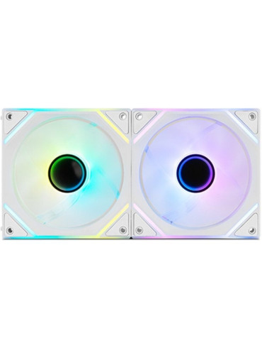 Pack 3 Ventiladores Nox Pro Link/ ARGB/ 12cm/ Blancos 2