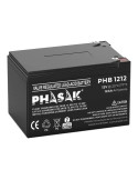 Batería Phasak PHB 1212 compatible con SAI/UPS PHASAK según especificaciones