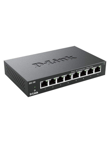 Switch D-Link DES-108 8 Puertos/ RJ-45 10/100 2