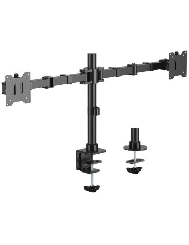 Soporte de Mesa para 2 Monitores Aisens DT35TSR-359/ Giratorio/ Inclinable/  hasta 20kg