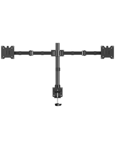 Soporte de Mesa para 2 Monitores Aisens DT35TSR-359/ Giratorio/ Inclinable/  hasta 20kg 2